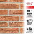 Miniatyrbild 1 av 3: Brick Effect Adhesive Film, 45 cm x 2 mt