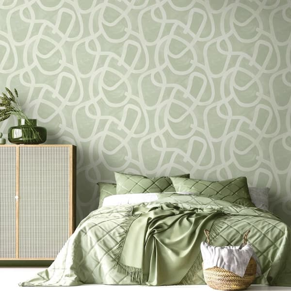 Holden Décor Linear Swirl Wallpaper