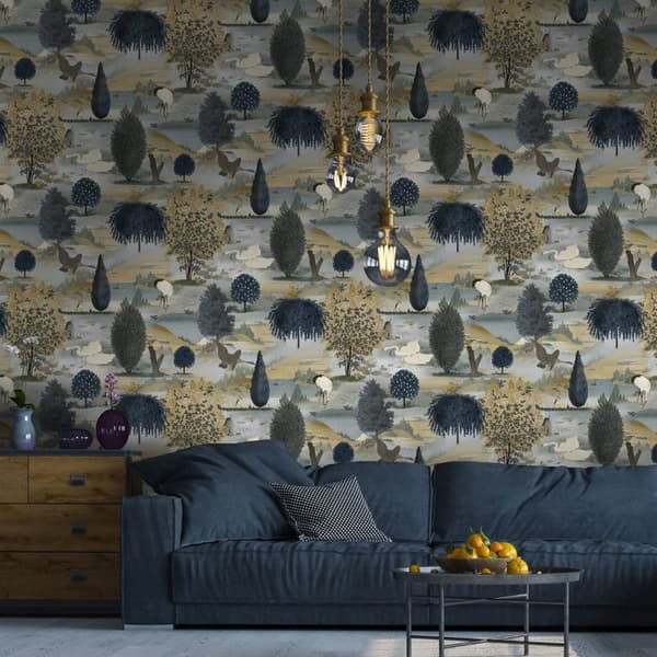 Holden Décor Swan Lake Wallpaper
