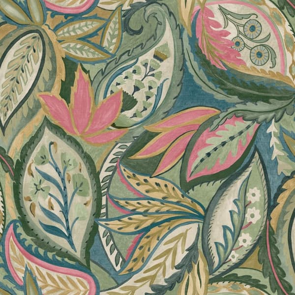 Holden Décor Paisley Leaves Wallpaper