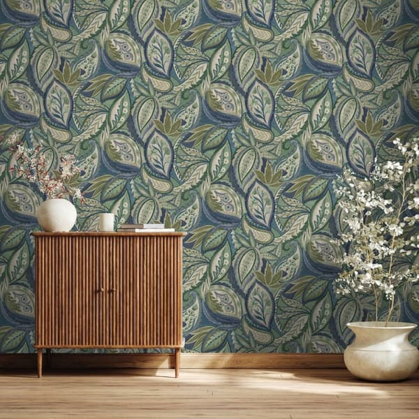 Holden Décor Paisley Leaves Wallpaper