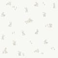 Miniatyrbild 1 av 6: Little Dutch - Non-woven tapet - Baby Bunny - Brun/Vit 10mx52cm