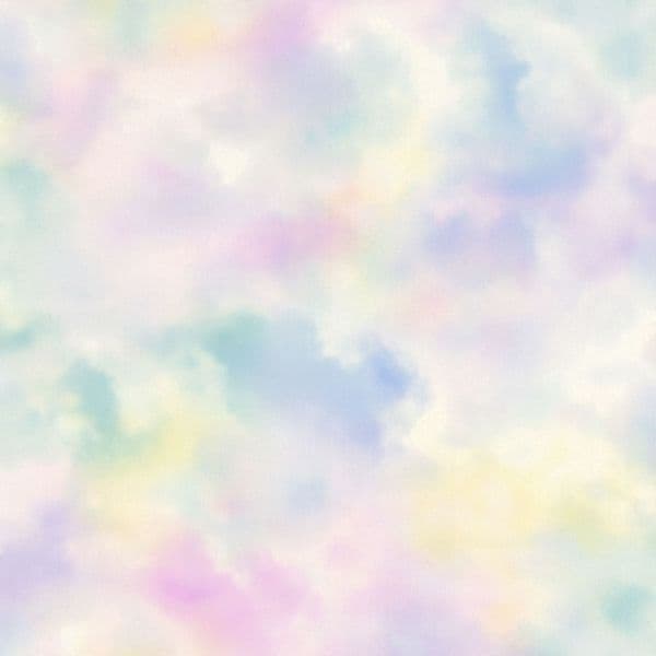 Rasch Cloudy Sky Wallpaper Multicoloured 10m x 53cm