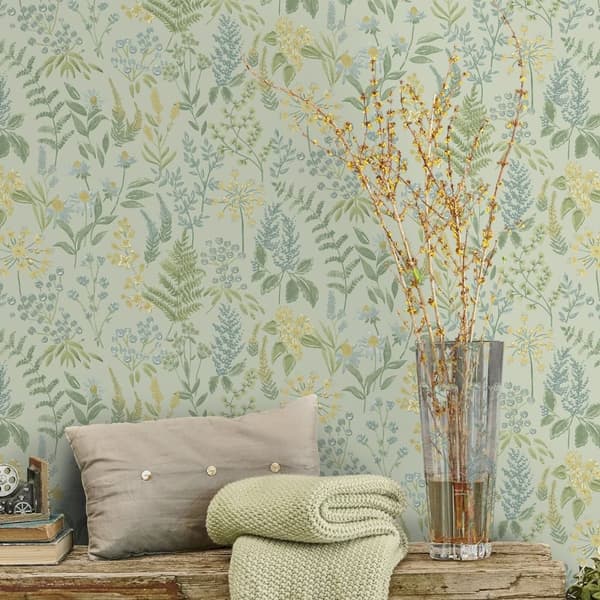 Holden Décor Rural Paradise Floral Sprig Wallpaper