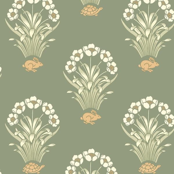 Belgravia Tortoise and Hare Wallpaper