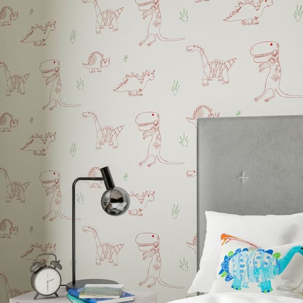 Harlequin Jolly Jurassic Dinosaur Wallpaper