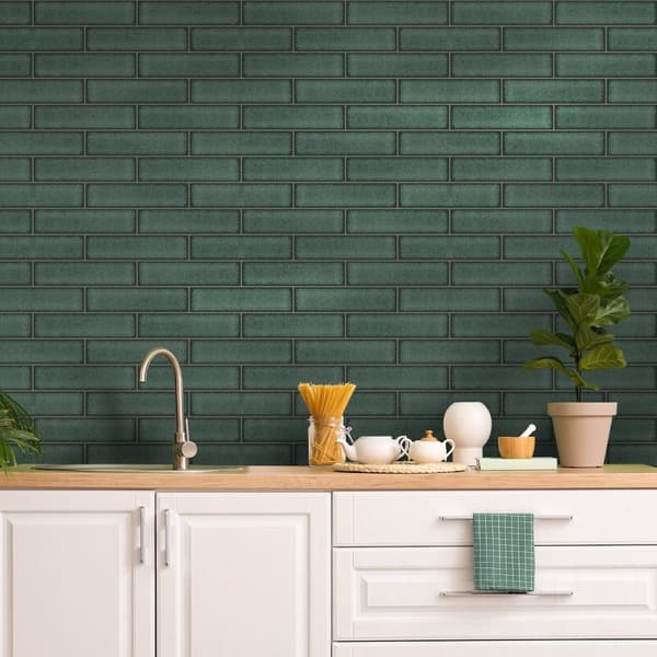 Holden Décor Celadon Tile Wallpaper