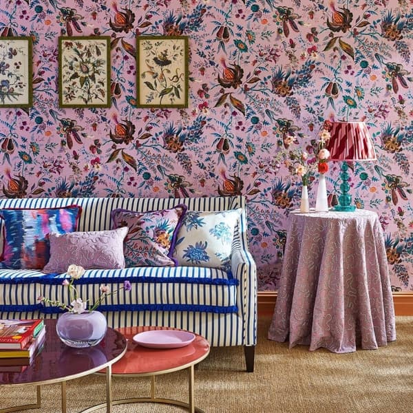 Harlequin X Sophie Robinson Wonderland Floral Wallpaper