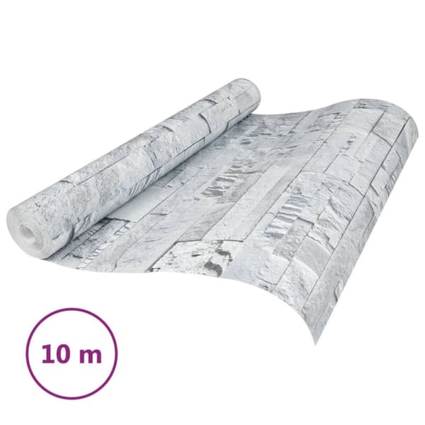 Tapetti 3D kivityyli vaaleanharmaa