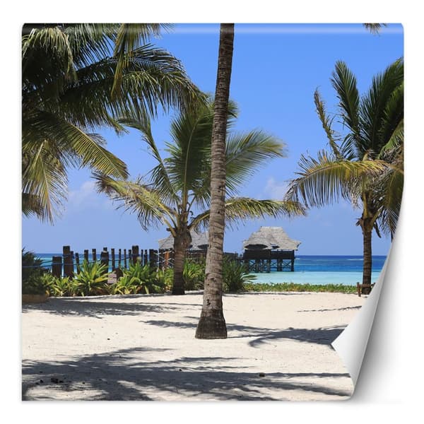 Fototapet, Tropiske strand palmer natur - 250x250