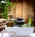 Pikkukuva 2 / 5: Seinämaalaus, Bamboo zen -kivet SPA:ssa - 200x200