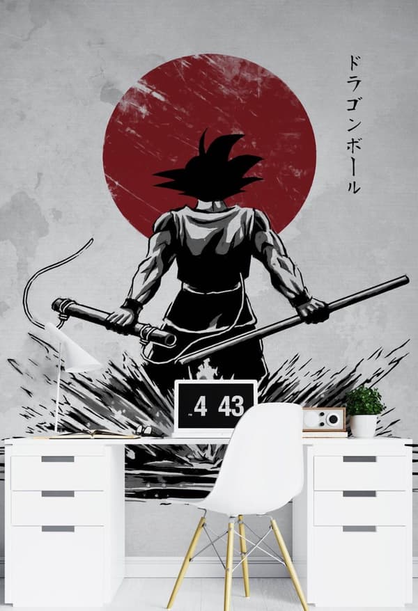 Seinämaalaus, Son Goku DDJVigo-taistelun aikana - 100x140