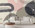 Pikkukuva 2 / 5: Seinämaalaus, beige boho kuvioita Andrea Haasen - 450x315