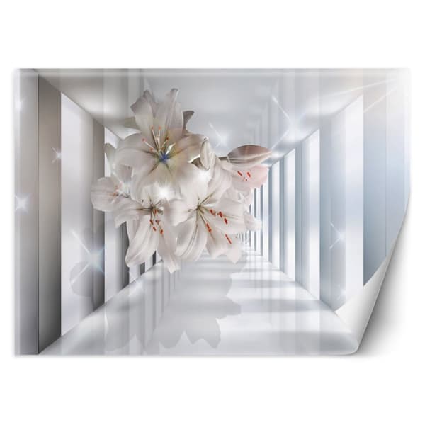 Seinämaalaus huoneeseen Kukkia 3D-tunnelissa - 150x105