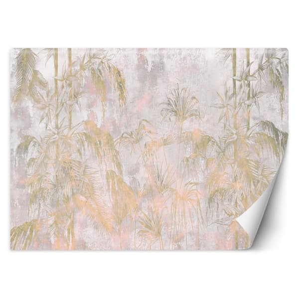 Seinämaalaus, Viidakon lehdet betoni - 150x105