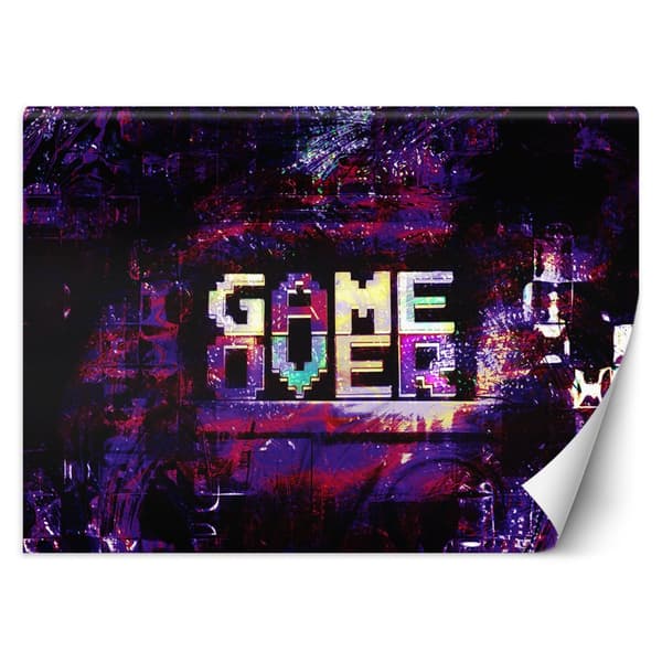 Fototapet, Abstrakt Game Over-inskription - 100x70