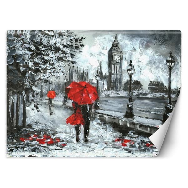 Seinämaalaus, Walk in London - 200x140
