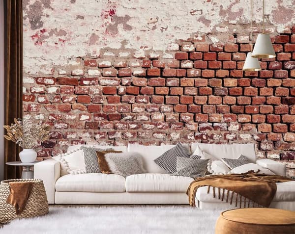 Seinämaalaus, Vanha tiiliseinä - 250x175