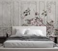 Pikkukuva 2 / 5: Seinämaalaus, Flowers roses vintage fresko - 250x175