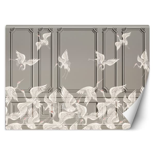 Fototapet, Crane birds in flight - 100x70