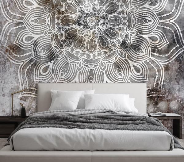 Seinämaalaus, mandala - 300x210