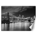 Pikkukuva 1 / 5: Seinämaalaus, Brooklyn Bridge yöllä New York - 150x105