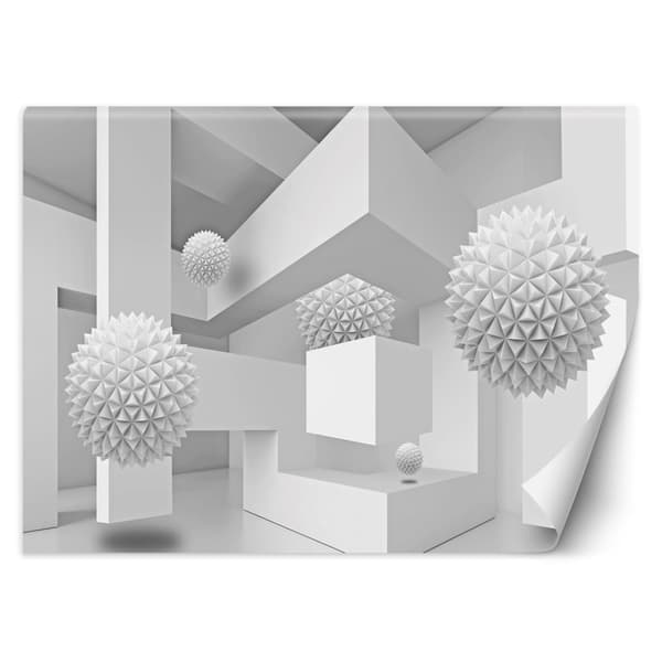 Seinämaalaus, Geometrinen 3D-abstraktio - 300x210