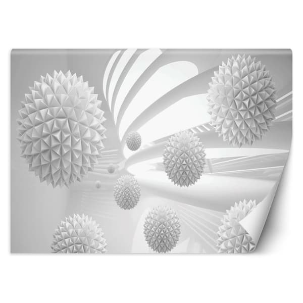 Seinämaalaus, Abstraktien pallojen tunneli 3D - 150x105