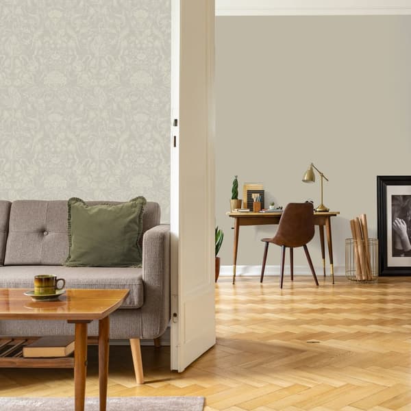 LOOKS af Wolfgang Joop | Non-woven tapet - Kongens damask - Beige - 10mx53cm