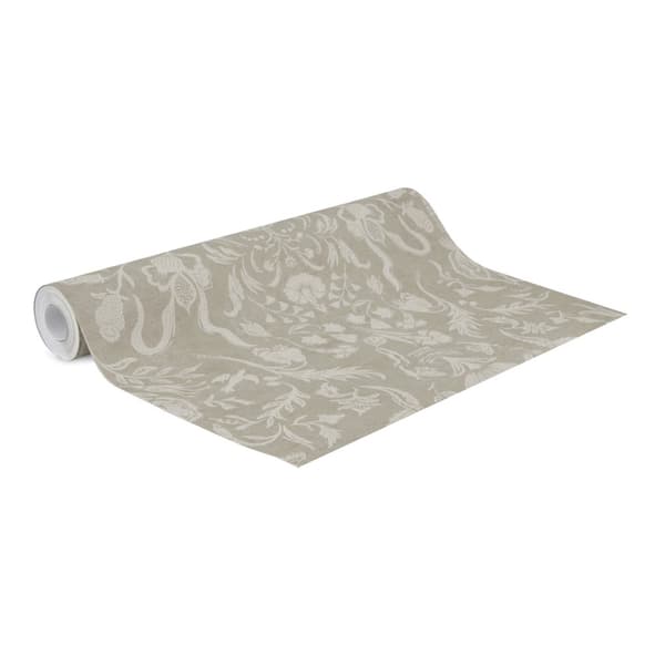 LOOKS av Wolfgang Joop | Non-woven tapet - King's damask - Brun - 10mx53cm
