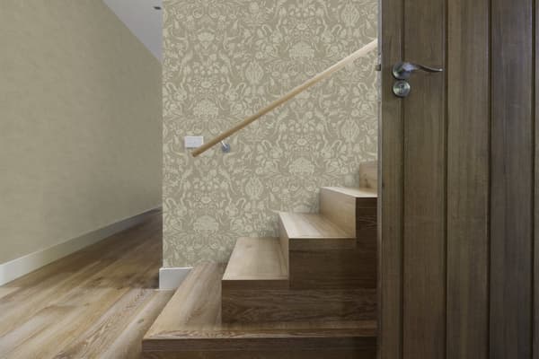 LOOKS av Wolfgang Joop | Non-woven tapet - King's damask - Brun - 10mx53cm