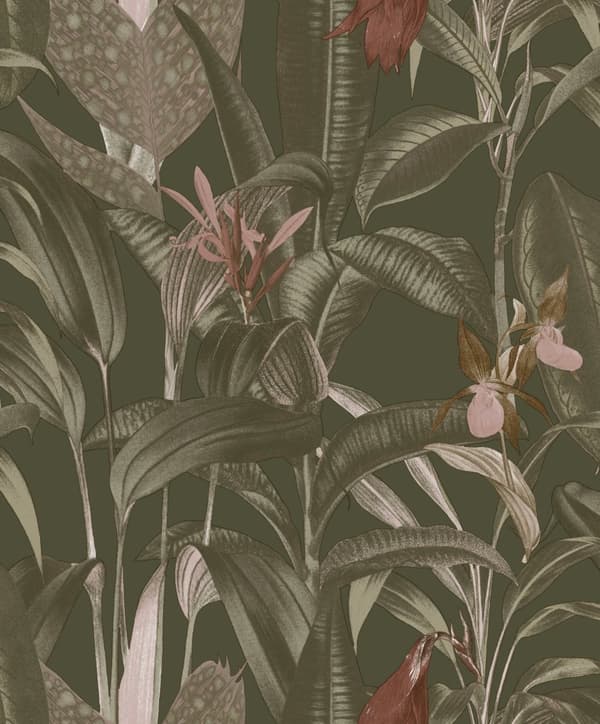 LOOKS av Wolfgang Joop | Vliestapete - Tropical Blätter - Grün - 10mx53cm