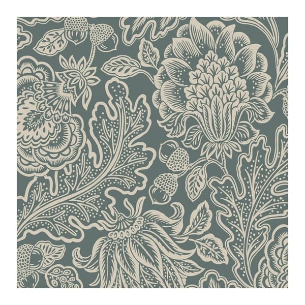 Belgravia Fernhurst Trail Floral Wallpaper Green 10m x 53cm
