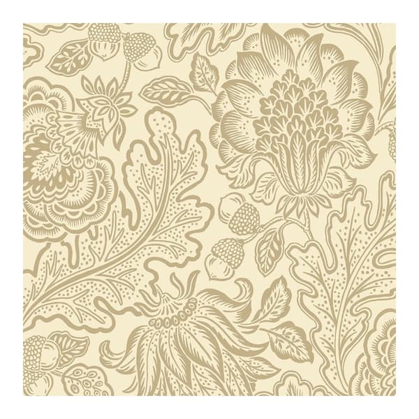 Belgravia Fernhurst Trail Floral Wallpaper Beige 10m x 53cm