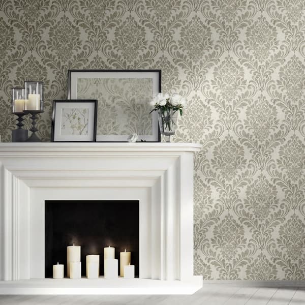 Muriva Darcy James Collection Eleanor Damask Wallpaper