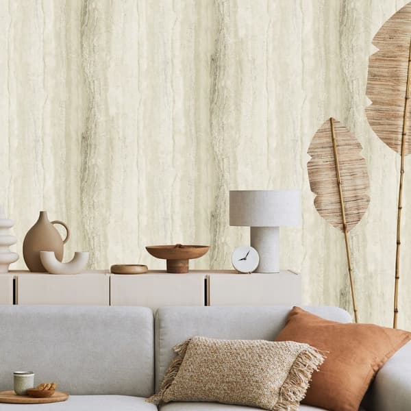 Debona Vertical Marble Textured Wallpaper