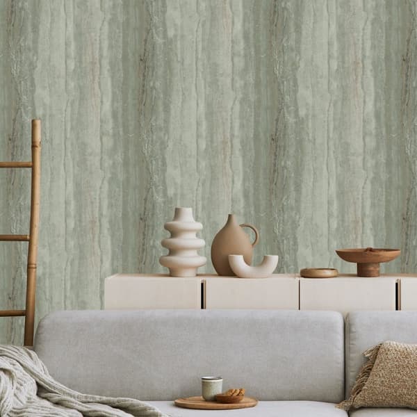 Debona Vertical Marble Textured Wallpaper