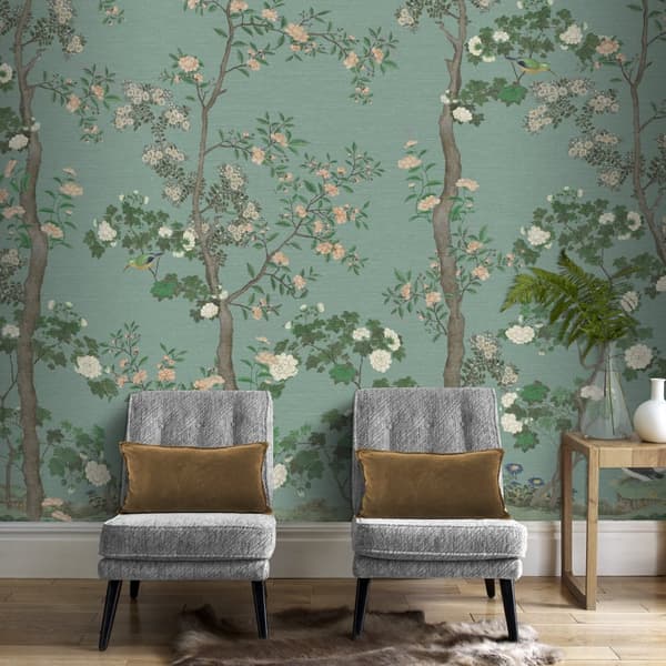 Konst för hemmet - Fototapet Rachelle sage - 250x280cm