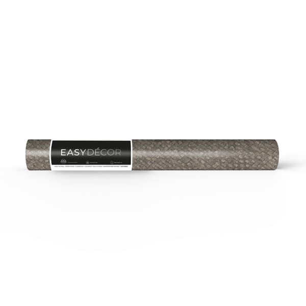 Easy Decor Non-woven Tapet - Flätad textur grå 10mx52cm