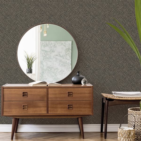 Easy Decor Non-woven Tapet - Flätad textur grå 10mx52cm