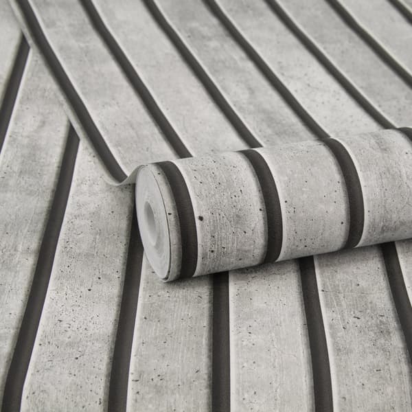 Easy Decor Non-woven Tapet - Betongbalkar 10mx52cm