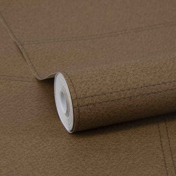 Easy Decor Non-woven Tapet - Læderblokke Cognac 10mx52cm