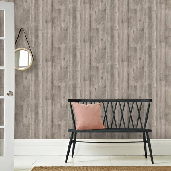 Easy Decor Non-woven Tapet - Træ Deluxe Naturlig 10mx52cm