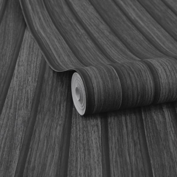 Easy Decor Non-woven Tapet - Wood Strokes Grå 10mx52cm