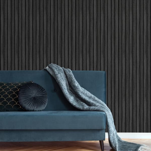 Easy Decor Non-woven Tapet - Wood Strokes Grå 10mx52cm