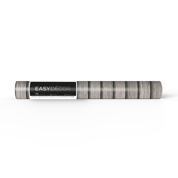 Easy Decor Non-woven Tapet - Træ Strokes Gråbrun 10mx52cm
