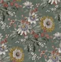 Miniatyrbild 1 av 4: Sublime Non-woven Tapet - Elegant Flower Green 10mx52cm