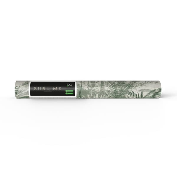 Sublimt ikke-vævet tapet - Jungle Texture Green 10mx52cm