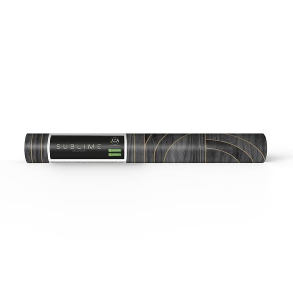 Sublime Non-woven Tapet - Modella Wood Black 10mx52cm