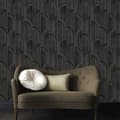 Miniatyrbild 2 av 4: Sublime Non-woven Tapet - Modella Wood Black 10mx52cm